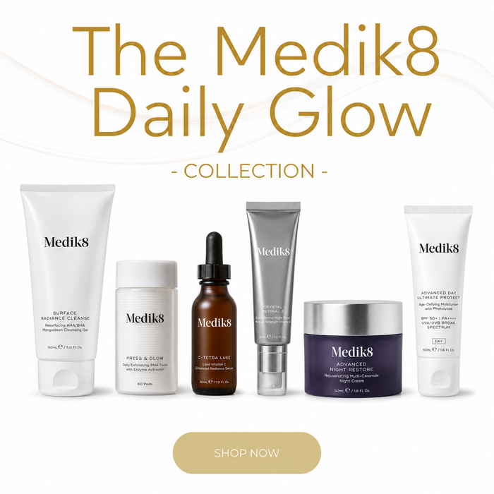 The Medik8 Daily Glow Collection