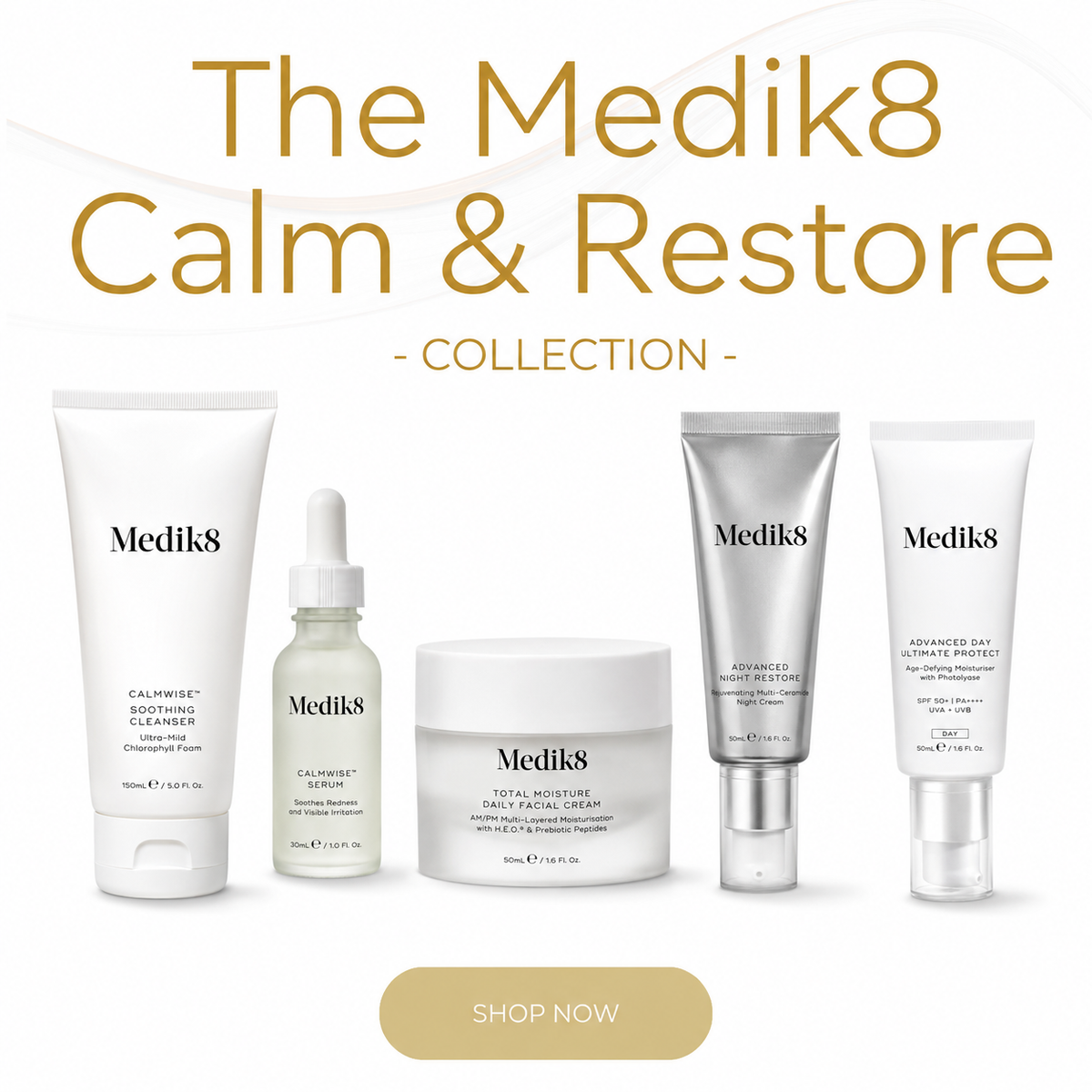 The Medik8 Calm & Restore Collection