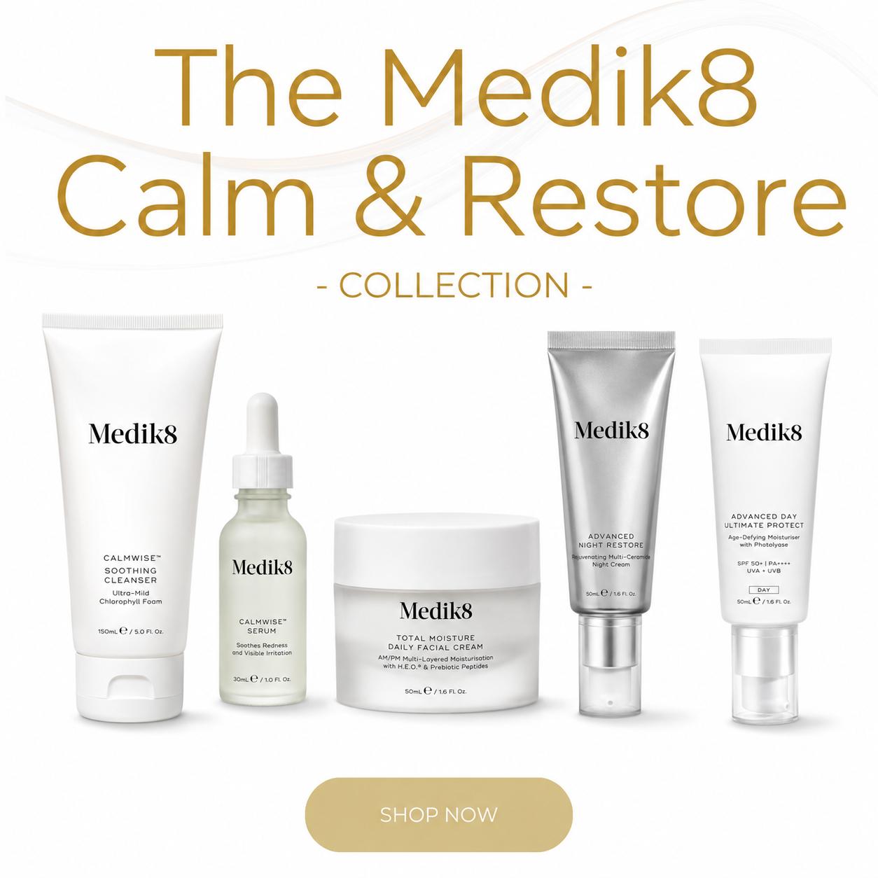 The Medik8 Calm & Restore Collection