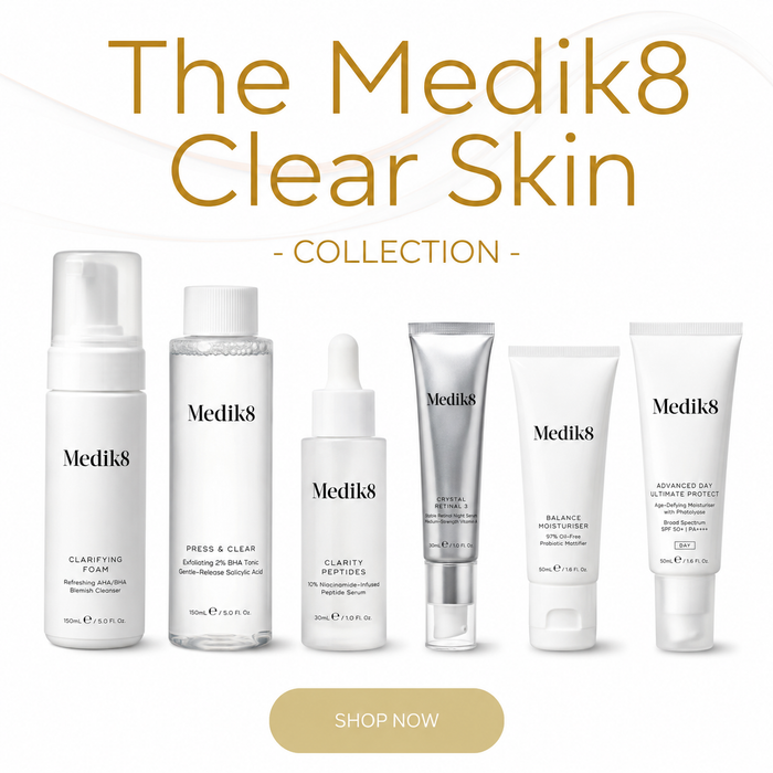 The Medik8 Clear Skin Collection