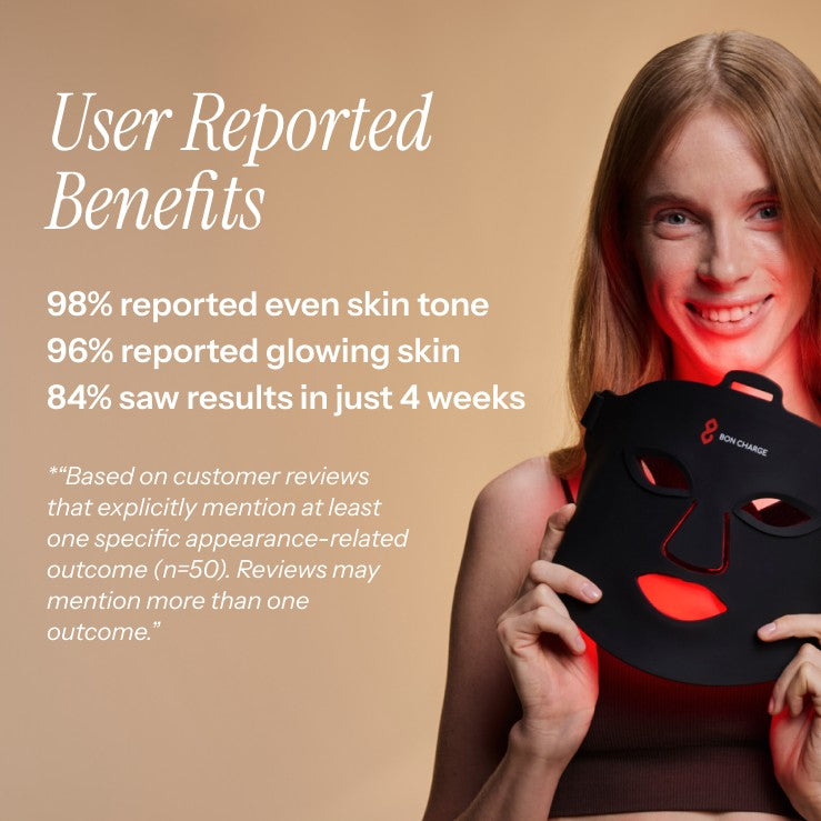 BON CHARGE Red Light Face Mask